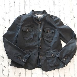 Black Military-Style Jacket - BKE